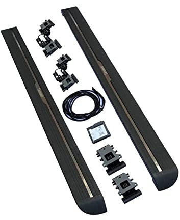 Trittbretter Pedale Zubehör 2021 2022 Kompatibel mit Land Rover Defender 90(Defender Right LED)