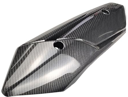 zuousxbs Universals Moto Marmitta Tubo di Scarico Copertura dello Scudo Termico Protezione del Tallone per la Maggior Parte delle Modifiche di Motociclette