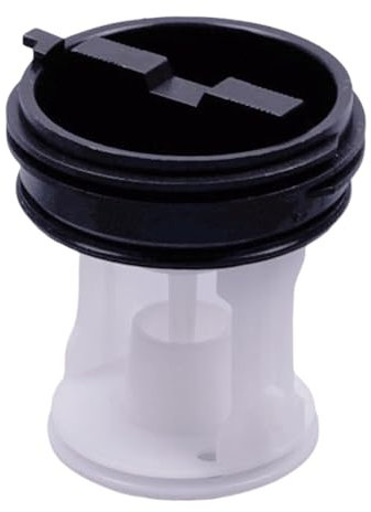 Amazleer 1 filtro per lanugine, filtro per lanugine, ricambio per Bauknecht Whirlpool 481248058385 Indesit C00312342, inserto per filtro a lanugine per lavatrice