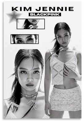 YAWRGJWRG Jennie Blackpink(1) - Poster décoratif sur toile - Décoration murale moderne - Pour salon, chambre à coucher, chambre à coucher - Sans cadre - 30 x 45 cm