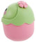 Yardwe poubelle aux fraises poubelle chambre d'enfant Plastique rose