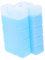DEARMAMY 2er-packungen Kalte Eiskristallbox Schlank Groß Lecksicherer Eisbeutel Würfel Klein Eisbeutel Kühler Eisziegel Wiederverwendbar Kalttherapie Sky-blue Pvc
