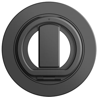 Support de Bague magnétique magnétique pour Smartphone Compatible avec la Technologie Magnetic Power Profile, Gris