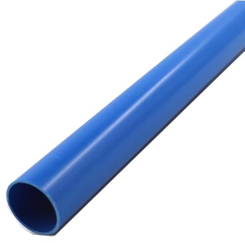 Set di 2 tubi in PVC blu - lunghezza 50 cm, diametro esterno 20 mm-75 mm for irrigazione, idroponica e acquari(50x2.4mm)