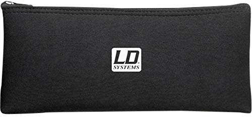 LD Systems MIC BAG M - Kurze Mikrofontasche für schnurgebundene Mikrofone, 220x100 mm,Neopren, schwarz