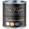 The Flynn Badewannenlack SET hochwertige Badewannenbeschichtung in Weiß, Grau, Schwarz und Beige 2 Komponenten glänzend (2,5 L, Silbergrau)