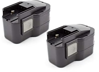 vhbw 2X NiMH Batterie 1500mAh (12V) pour Outil électrique Outil Powertools Tools comme AEG 48-11-1960, 48-11-1967, 48-11-1970, 49-24-0150, PBS 3000
