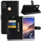 Fertuo Cover per Xiaomi Mi Max 3, Custodia Portafoglio Cover a Libro in Pelle Flip Case con Silicone Bumper, Chiusura Magnetica, Porta Carte, Kickstand, per Xiaomi Mi Max 3 2018 Smartphone, Nero