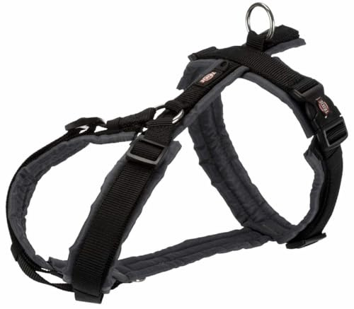 TRIXIE Geschirr fÜr Hunde Premium Trekking schwarz/grau