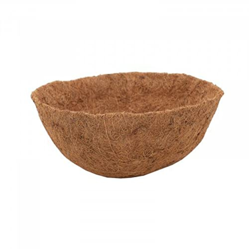 Natural Coco Liner Hanging Basket Cupped Shaped Coco Liner For A 10 Inch Basket