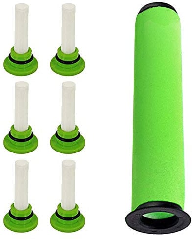SPARES2GO Washable Dirt Bin Stick Filter + Fresheners for Gtech AirRam Mk2 K9 Cordless Vacuum Cleaner