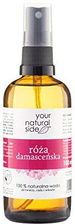 Your Natural Side Rose Damastwasser Blumenwasser, Hydrolat rosa 100ml, Rosa Damast