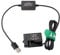 HangTon 5V USB LP-E10 Dummy Battery for Canon EOS 1100D 1200D 1300D 1500D 3000D, Rebel T3 T5 T6 T7 T100, Kiss X50, Kiss X70 Camera