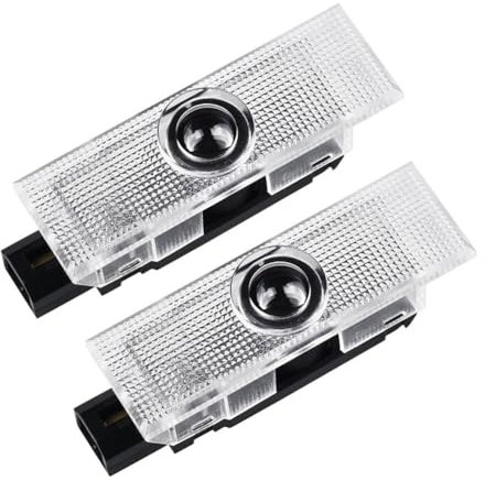 2 Pièces Lumières De Porte Logo Pour Al-fa Giulia Mito Stelvio Brera 147 156 159 GT Lumière De Porte Latérale De Voiture LED Bienvenue Fantôme Ombre Projecteur Lumières (03)