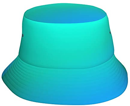 AOOEDM Türkis, Grün, Blau, Unisex, Fischerhut, Sommer, Reisen, Strand, Sonnenhut, Fischermütze mit breiter Krempe