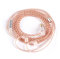 KBEAR 4-Core Pure Copper Recessed 2Pin IEM Cable with Mic, HiFi Wired Earbuds Detachable Cable for KZ ZS10 PRO/ZS10 PRO X/ZSN/ZSN PRO/ZSN PRO X/EDX/EDX PRO/CCA C10/CRA/C12 (QDC 3.5MM, Pink with Mic)
