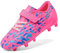 DREAM PAIRS Scarpe da Calcio per Ragazzi e Ragazze Scarpe da Calcio per Bambini Bambino/Bambino Piccolo/Bambino Grande,Size 32,Rosa Caldo/BLUREALE,SDSO2307K