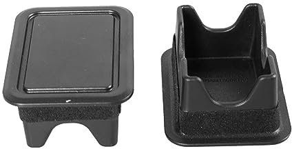 WALKFB Rungentaschenabdeckungen, kompatibel mit Dodge Ram 1500 2500 2019–2021, hintere LKW-Pickup-Ladeflächenschiene, Rungentaschenstopfen, Lochkappen (2er-Set)