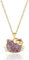 Hello Kitty Sanrio Womens Pink Glitter Necklace 18 - 18kt Gold Plated Sterling Silver Necklace Official License