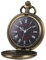 SIBOSUN Taschenuhr Vintage Quarz Taschenuhren mit Kette Römische Ziffern Klassische Bronze Fob Uhr für Männer Geburtstag Jahrestag Weihnachten Vatertag