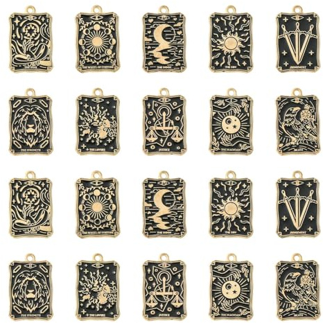 Stiesy Emaille-Charms im gemischten Stil, baumelnde Charms für DIY-Schmuckherstellung, Armband, Bastelbedarf