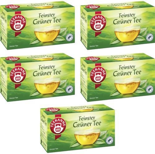 Teekanne Grüner Tee 20 Teebeutel x 1.75 gramm x 5 er Pack