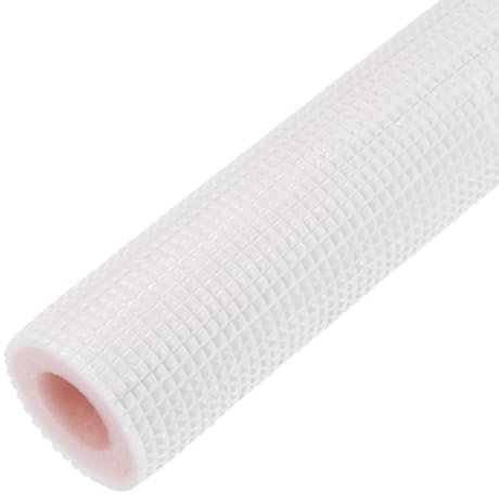 PATIKIL Tube d'Isolation de Tuyau de 19 mm de Diamètre Intérieur x 10 mm d'Épaisseur x 1,8 m, Mousse Isolante Anti-Dérapante pour Tuyau de Climatisation et d'Eau, Blanc, Rose