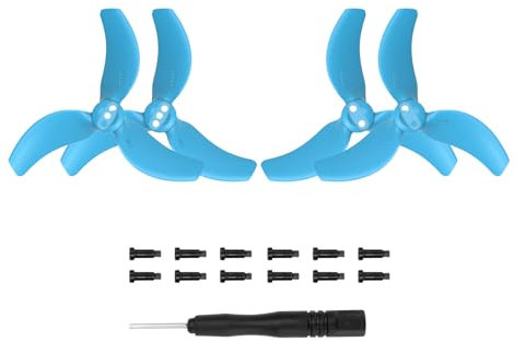 BeisDirect Avata 2 Propeller Ersatz Prop Blades Low Noise 23032S Propeller Wing für DJI Avata 2 Drohne Zubehör Exklusive Schrauben & Schraubendreher (2 Paar Blau)