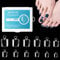 240PCS Fake Toe Nails False 12 Size Clear Acrylic Stick on Toenails 20mm Artificial Soft Gel Toe Nail Extensions False Toe Nails Tips for Women Girls Nail Art DIY and Salon Foot Manicure