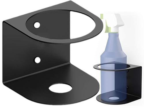 Uitseld Spray Bottle Hanger | Home Garage Steel Spray Can Holder for Wall - All-Purpose Paint Bottle Organizer for Garage and Home, Wall Mount Bracket