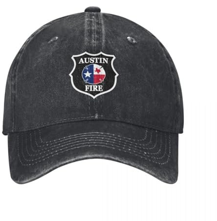 OAUMJIIL Mode Austin Fire Logo Lone Star Baseball Cap Golf Wear Rave Herren Caps Damen Geschenk