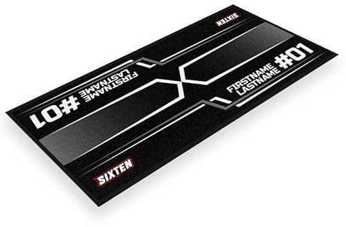 Tapis Personnalisé Moto - Sixten Environmental - Tapis Personnalisable pour Moto, Garage et Paddock, environnemental 95x200cm - Idéal Cadeau Moto
