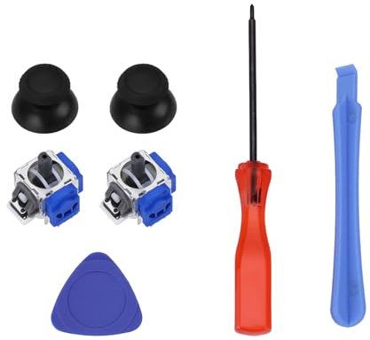 Be In Your Mind 1 Kit de Réparation de Joystick Analogique à Effet Hall Compatible avec PS5 DualSense Le Kit de Réparation de Contrôleur de Console de Jeu