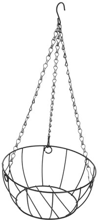 MERRYHAPY Hängekorb Topf Hängeregal Pflanzen Töpfe Korb Außentöpfe Hängetöpfe Blumentopf Versorgung Hängender Blumentopfkorb Drahtkörbe Für Pflanzen