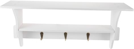 IMIKEYA Modernes Minimalistisches Schwebendes Wandregal-set für Schlafzimmer Weiß Zufällige Farbe