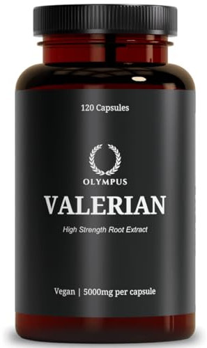 Lab Tested Valerian Root Capsules | 5000mg Serving 120 Capsules | Maximum Strength | Natural, Sleep Support, Stress Management, Relaxation, Tablets Supplement
