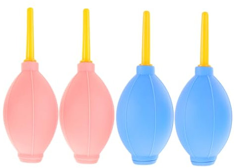 Vaguelly 4stücke Wimpern-luftgebläse Aus Gummi Wimpern-trockner Für Wimpernerweiterungen Manuelles Druckluftgebläse Zum Trocknen Und Reinigen Geeignet Für Professionellen Und