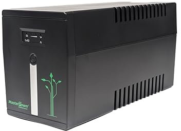 Master U-Power, onduleur (UPS), 2 000 VA, Tension de Sortie constante 1 200 W, 4 Prises Schuko