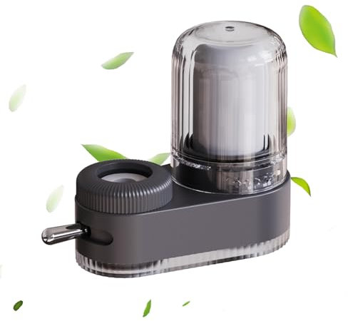 Weqizuerqi 11.8x11.2x6.4cm Filtro de agua Purificador de grifo de grifo de grifo compuesto Purificador de agua para la mayoría de los elimina la de metales pesados ​​de cloro y más
