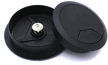 Pasacables for escritorio, 8 unidades/paquete, 60 mm, 50 mm, for mesa de ordenador, puerto de cable, tapa de orificio de cable(Desk hole 50mm)