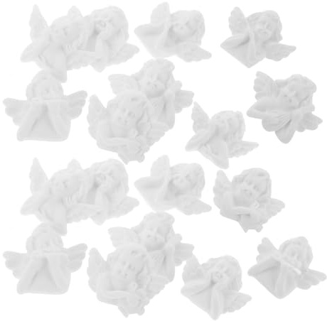PRETYZOOM Amuletos para Teléfono Ángel en Miniatura para Manualidades Diy, Material de Resina Seguro, 40 Piezas, Decoraciones Creativas para Fundas de Teléfono, Accesorios Estilo Aleatorio