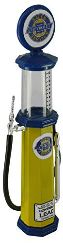 Modello pompa della benzina - Chevrolet (1:18) - giallo / blu scuro
