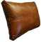 Quattro Mebe Antic Braun Echt Lederkissen 50 x 60cm Sofa & Stuhl Deko Kissen Echtleder Rückenkissen Rindsleder Leder Zierkissen Modell P&Z4el