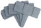 5M Grey Stone Effect Lawn Edging | Plant Bordering | Cobblestone Garden Border | Flower Bed & Grass | 20 Pieces | Pukkr