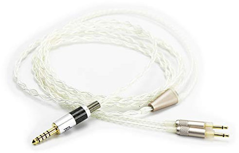 Ablet - Cavo HiFi con connettore maschio bilanciato da 4,4 mm, compatibile con cuffie Sennheiser HD700 e cuffie Sony WM1A, NW-WM1Z, PHA-2A, cavo placcato argento
