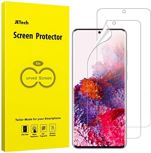 JETech Protection écran Compatible avec Samsung Galaxy S20 5G 6,2 Pouces, Transparent HD, Film Souple Flexible en TPU, Lot de 2
