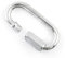 3 x 3 mm Oval Locking Carabiner Quick Link Chain Connector Keychain Buckle