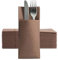CHIC 50 Softpoint Besteckservietten Bestecktaschen braun