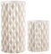 Pauleen 48119 Cosy Pearl Candle Wachskerze mit Batterie mit Timerfunktion 6H Timer LED Kerze 2er Set