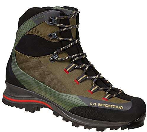 LA SPORTIVA M Trango TRK Leather GTX Grün - Gore-Tex Atmungsaktiver wasserdichter Herren Gore-Tex Trekkingschuh, Größ